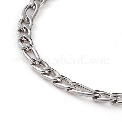 Tarnish Resistant Women' s 304 Stainless Steel Figaro Chains&nbsp;BJEW-JB05841-01