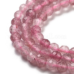 Natural Strawberry Quartz Beads Strands&nbsp;G-G140-A03-03