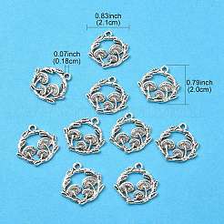 Tibetan Style Alloy Pendants&nbsp;TIBEP-YW0001-70
