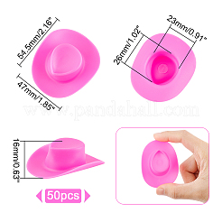 Plastic Doll Hat&nbsp;DIY-GL0003-98