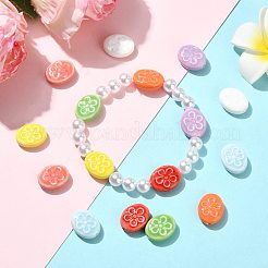 16Pcs 8 Colors Handmade Porcelain Ceramic Beads&nbsp;PORC-FS0001-66