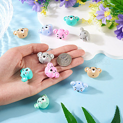 12Pcs 6 Colors Silicone Beads&nbsp;SIL-TA0003-17