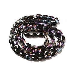 Transparent Electroplate Glass Beads Strands&nbsp;EGLA-F150-HP01