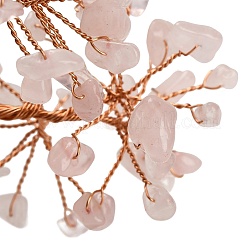 Natural Rose Quartz Chips Tree of Life Display Decorations&nbsp;GG-CBACC2B-01B