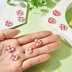 10Pcs Resin Buttons&nbsp;BUTT-TA0001-45B