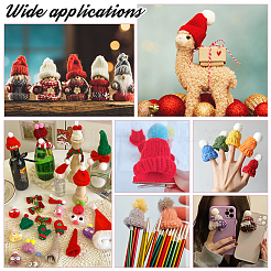 60Pcs 2 Style Handmade Wool Woven Hat Decoration&nbsp;AJEW-NB0005-60