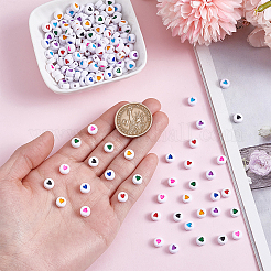 320Pcs 8 Colors Opaque Acrylic Beads&nbsp;MACR-ME0001-03