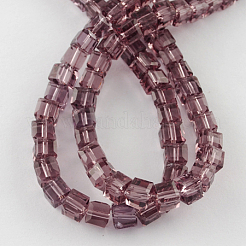 Glass Bead Strands&nbsp;LS-GLAA-R041-4x4mm-18