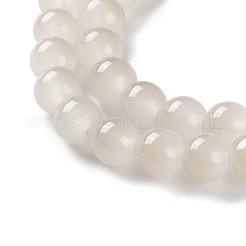 Baking Paint Imitation Jade Glass Round Bead Strands&nbsp;LS-DGLA-XCP0001-20
