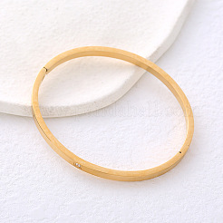 European polished plain circle single diamond bracelet for women minimalist stylish accessory&nbsp;GW1668-2