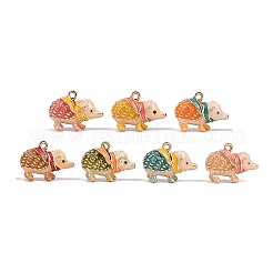 Hedgehog Alloy Enamel Pendants&nbsp;ENAM-P264-07G