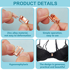 12Pcs Zinc Alloy Rhinestone Bikini Clips&nbsp;FIND-GO0003-20RG