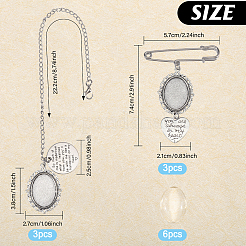 DIY Alloy Bachelor's Hat Pendant Decoration & Brooch Making Kits&nbsp;HJEW-GL00018