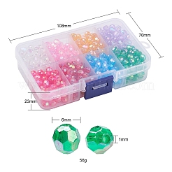 Eco-Friendly Transparent Acrylic Beads&nbsp;TACR-YW0001-50