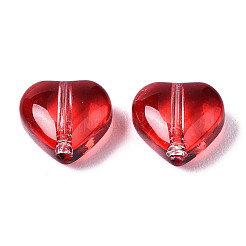 Transparent Spray Painted Glass Beads&nbsp;LS-GGLA-S054-012A-02