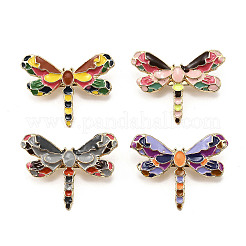 12Pcs 4 Colors Dragonfly Enamel Pins&nbsp;JEWB-A033-17G