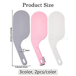 6Pcs 3 Colors PP Plastic Mattress Raiser&nbsp;AJEW-DC0002-08