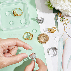 DIY Blank Dome Ring Making Kits&nbsp;DIY-UN0005-62
