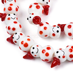 Handmade Lampwork Beads Strands&nbsp;LAMP-N021-43G