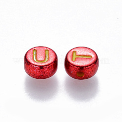 Plating Acrylic Beads&nbsp;X-MACR-T038-02