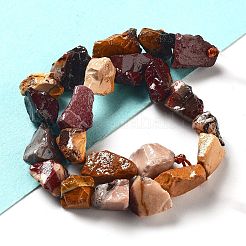 Raw Rough Natural Mookaite Beads Strands&nbsp;G-P528-B01-02
