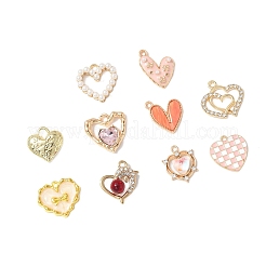 10Pcs 10 Styles Alloy Enamel Pendants&nbsp;ENAM-FP0002-64