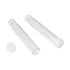 Clear Tube Plastic Bead Containers with Lid&nbsp;C066Y-01