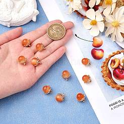 10Pcs Gemstone Charm Pendant Crystal Quartz Healing Natural Stone Pendants Buckle for Jewelry Necklace Earring Making Cra&nbsp;JX599C