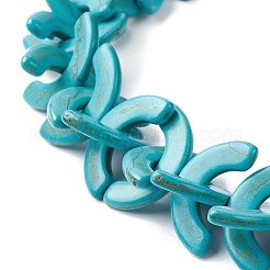 Synthetic Turquoise Beads Strands&nbsp;G-P505-03