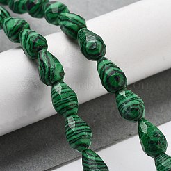 Synthetic Malachite Beads Strands&nbsp;G-P520-B17-01