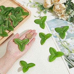 Cloth Artificial Rose Leaf&nbsp;AJEW-WH0270-951B