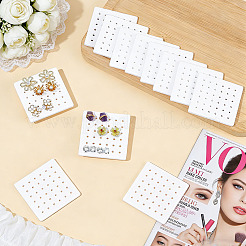 Acrylic Stud Earring Organizer Display Cards&nbsp;CDIS-WH0020-40A-01
