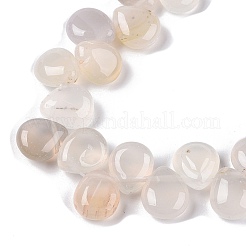 Natural White Agate Beads Strands&nbsp;G-T138-122