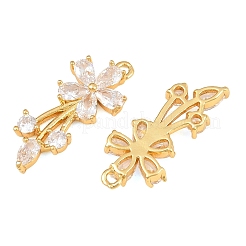 Brass Micro Pave Cubic Zirconia Pendants&nbsp;CU-CBA7392-12G-01