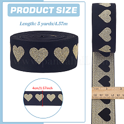 5 Yards Flat Polyester Jacquard Elastic Band&nbsp;EC-PH0001-31B