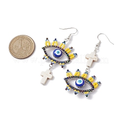 Iron Dangle Earring&nbsp;EJEW-MZ00191