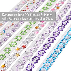 Decorative Self Adhesive Tape DIY Picture Stickers&nbsp;DIY-Q002-M-B
