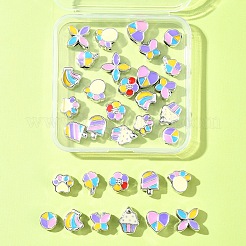 33Pcs 11 Styles CCB Plastic Large Hole Beads&nbsp;CCB-FS0001-12