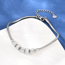 Polymer Clay Rhinestone Beaded Bracelets&nbsp;SA-D001-06P