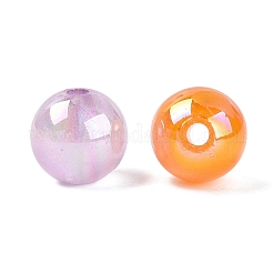 AB Color Plated Opaque Acrylic Beads&nbsp;OACR-Q197-21