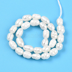 Natural Cultured Freshwater Pearl Beads Strands&nbsp;PEAR-N012-03R