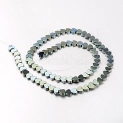 Electroplate Non-magnetic Synthetic Hematite Bead Strands&nbsp;G-F300-23C-07