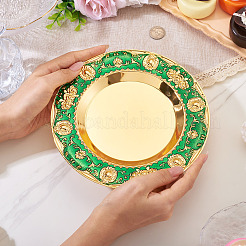 1Pc Iron Flat Round Display Panel for Fragrance Activity&nbsp;AJEW-MB0001-13C
