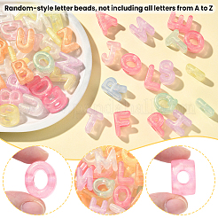 50Pcs Luminous Transparent Acrylic Beads&nbsp;LACR-SP0001-01