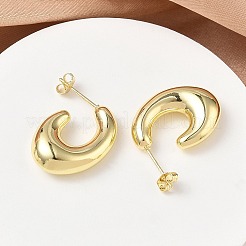 Brass Stud Earrings&nbsp;KK-CBAD851-25G