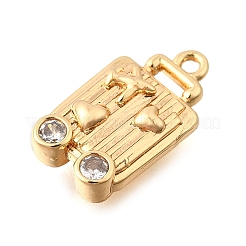 Brass Pendants&nbsp;X-KK-C096-08G
