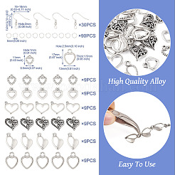 DIY Heart Earring Making Kit&nbsp;DIY-TA0005-40