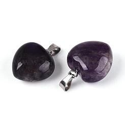 Natural Amethyst Pendants&nbsp;G-T143-49E