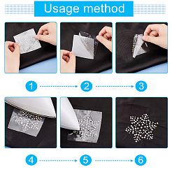 Snowflake Shape Hotfix Rhinestone&nbsp;DIY-WH0399-76A