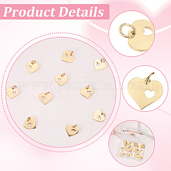24Pcs 304 Stainless Steel Pendants&nbsp;STAS-BBC0009-45
